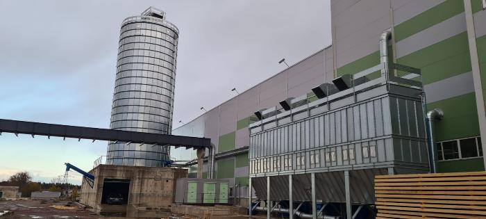 Ладожский ДСК принимает силос и систему аспирации